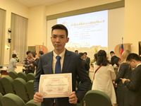 Поздравляем студента РКФ - призера финала Всероссийского конкурса по русскому языку среди китайских студентов!