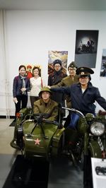 Cтуденты РКФ посетили музей мототехники 中俄系学生参观摩托车博物馆